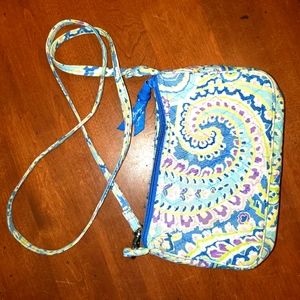 Vera Bradley blue paisley purse